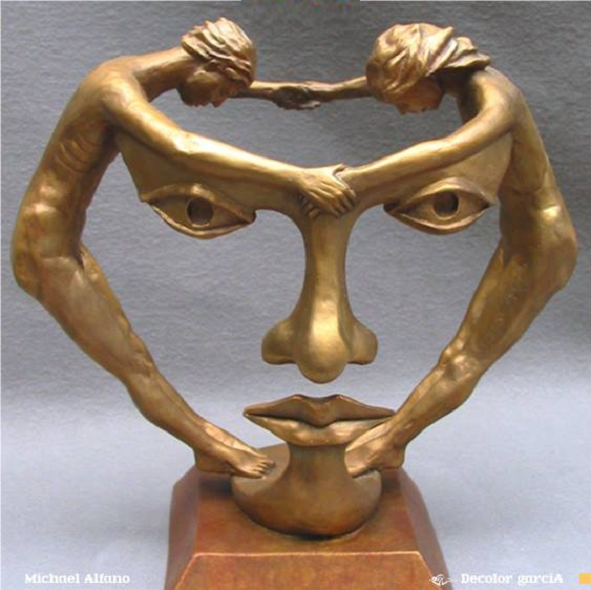 statue visage
